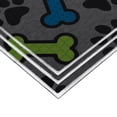 thumbnail image 3 of Mainstays Fashionables Deluxe Paw Prints and Bones Doormat, 18"x30", 3 of 5