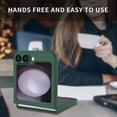 thumbnail image 5 of Designed for Samsung Galaxy Z Flip 6 Case, Support Wireless Charging Hard PC Slim Shockproof Drop Protective Skin Friendly Thin Fit Phone Case for Samsung Galaxy Z Flip 6, Darkgreen, 5 of 6