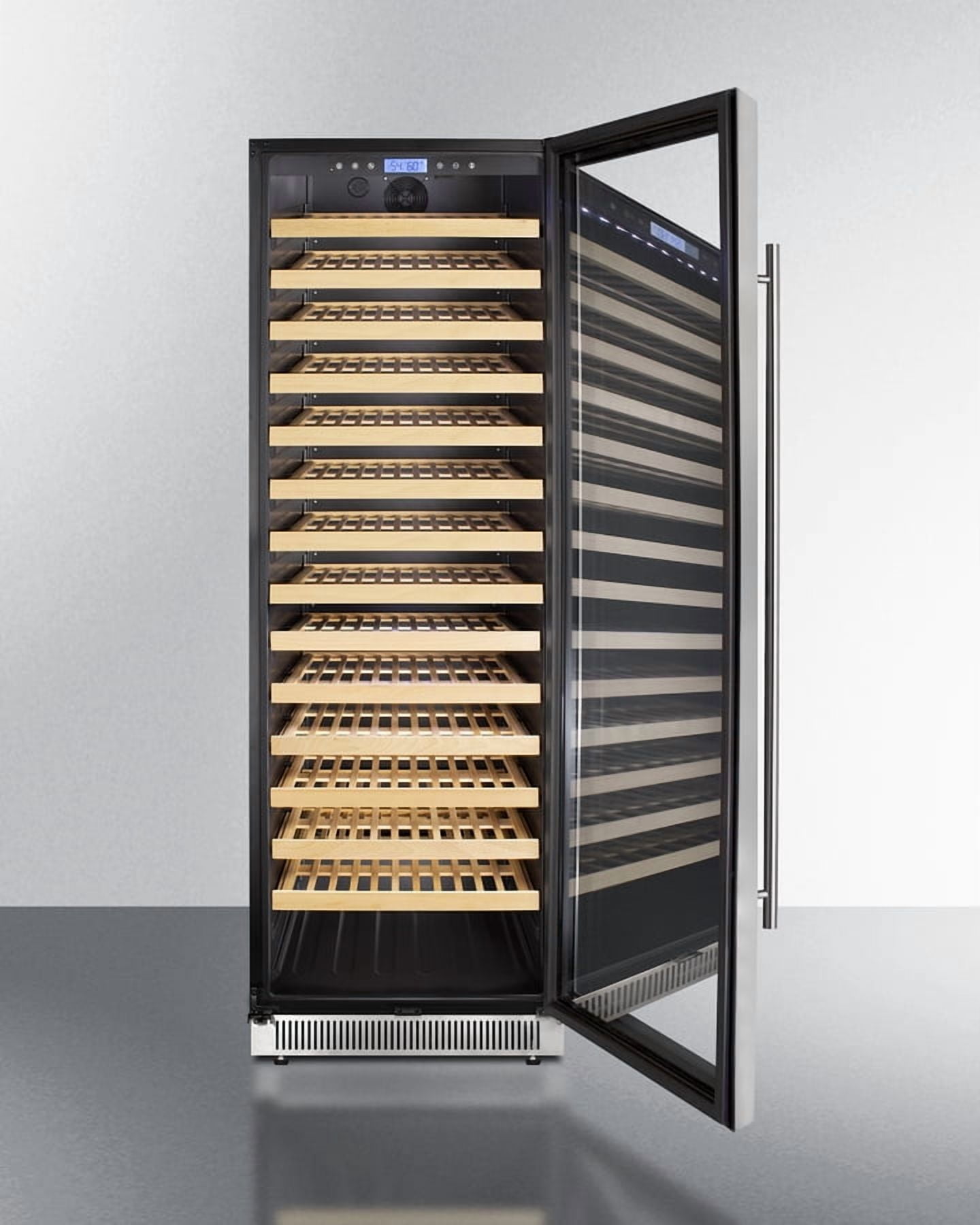 Summit Swc1926bc 24 In Wide 165 Bottle Capacity Built-In / Free Standing Wine Cooler -