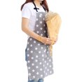 thumbnail image 3 of Women Men Pentagram Household Kitchen Apron, Star Pattern Apron Pocketr Cooking, 3 of 10