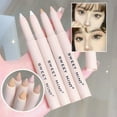 thumbnail image 2 of Delineador de ojos blanco, sombra de ojos brillante con purpurina, lápiz delineador de ojos en 15 colores, marrón mate, rosa, nacarado, maquillaje para ojos, iluminador, gusano de seda, 2 of 5