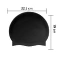 thumbnail image 3 of Swim Cap for Women - Polyester Latex Lined Swim Bathing Cap Turban, 3 of 4
