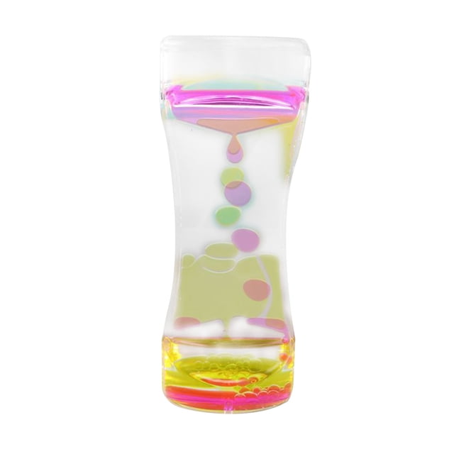 Big Save,HWRETIE Novelty Funny Toy Clearance,Liquid Timer Color Hourglass Timer Decompression Toy 100Ml