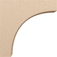 thumbnail image 3 of 8"W x 32"D x 32"H Thin Huntington Rough Cedar Woodgrain TimberThane Corbel, Primed Tan, 3 of 6