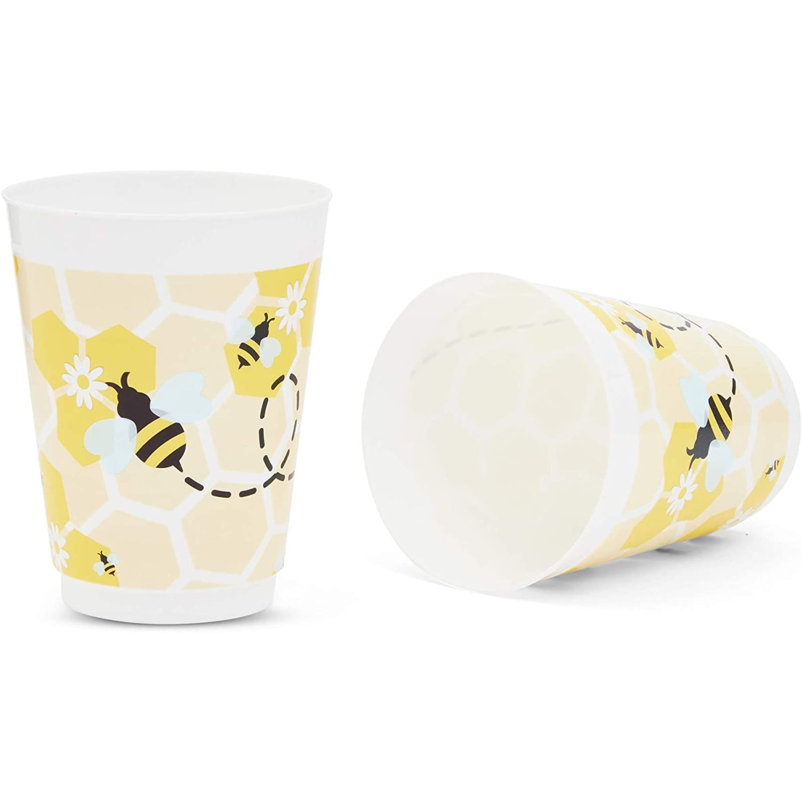 Turbo Bee 300 Pack 3 OZ Clear Plastic Cups，Disposable Bathroom