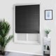 thumbnail image 5 of Cortinas de ventana plisadas Irfora Cortinas de ventana plisadas opacas Persiana de ventana Bloque de luz de oscurecimiento Inalámbrico Negro 35 Irfora Cortinas de ventana plisadas, 5 of 7
