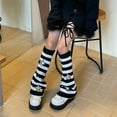 thumbnail image 4 of Women's Kawaii Leg Warmers Shiny Star Leg Warmers Long Slouch Socks Casual Boot Cuffs Streetwear, 4 of 6