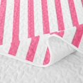 thumbnail image 5 of Erosebridal Abstract Linear Art Twin Quilt Set,Boho Lines Twin Coverlet Set,2 Pieces,1 Bedspread and 1 Pillowcase, 5 of 7