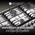 thumbnail image 2 of PARRILLA DE 6 QUEMADORES DE ACERO INOXIDABLE NUUR CON SENSOR TERMOPAR, 2 of 9