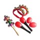 thumbnail image 2 of Instrumentos musicales de percusión Montessori, juguete de percusión musical, instrumento Musical rítmico para bebé, juguete sensorial para edades de Rojo Hugo Juguetes musicales para niños, 2 of 9