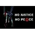 thumbnail image 3 of 777 Tri-Seven Entertainment Justice No Peace Poster Civil Human Rights Sign Print, 18" x 24", NJNPP, 3 of 3