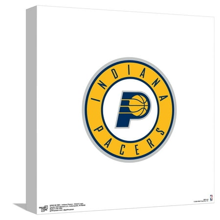 Gallery Pops NBA Indiana Pacers – Global Logo Canvas Wall Art Unframed Version 12 x 12