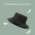 thumbnail image 4 of LiMimmuu Pet Hat Pet Fisherman Hat UV Protection Pet Fisherman Hat Solid Color Wide Brim Breathable Soft Polyester Outdoor Visor Hat Pet Fisherman Hat, 4 of 6