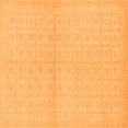thumbnail image 1 of Ahgly Company Indoor Square Oriental Orange Modern Area Rugs, 4' Square, 1 of 4