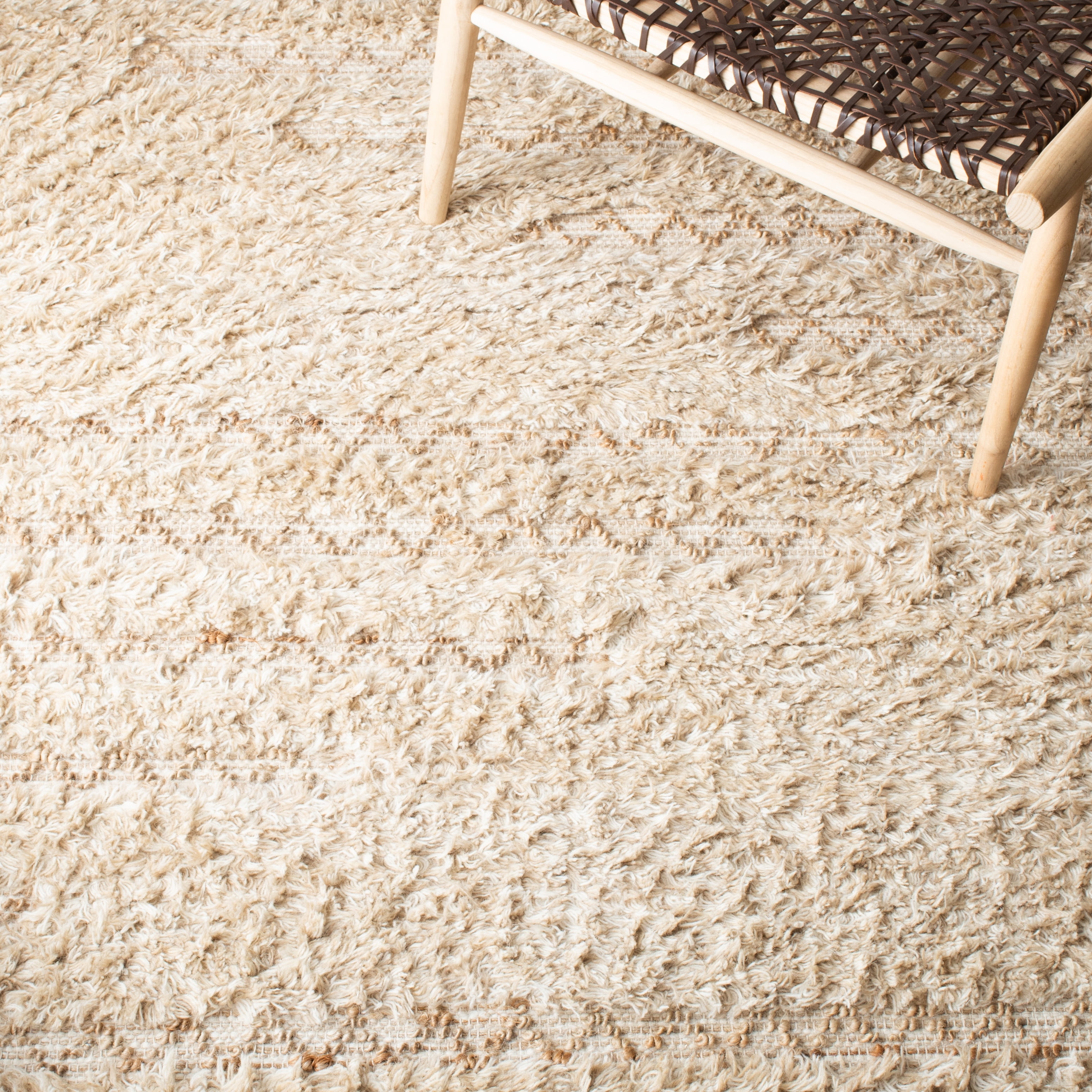 SAFAVIEH Natura Emmit Abstract Area Rug, Beige/Natural, 5' x 8'