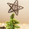 thumbnail image 6 of Christmas Tree Topper, Rustic Christmas Decor, Rattan Natural Christmas Tree Star, Christmas Tree Topper Star with Lights for Christmas Farmhouse Ornaments Holiday Seasonal Decoration, 9.84 Inches, 6 of 9