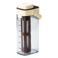 thumbnail image 1 of Outdor Cold Coffee Maker With Handle Wide Mouth 10ml Leakproof Dispenser | Coffee Pitcher Infuser Bottle For Lemonade Fruit Drinks Even Saturation Extraction Kitchen Dining Room, 1 of 5