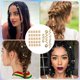 thumbnail image 5 of 28 piezas de cuentas para el cabello, bobinas en espiral, cuentas para rastas, anillos Bs, Clips, puños de Metal, joyería para el cabello, accesorios para envolver el cabello, pinzas para el cabello, 5 of 6