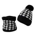thumbnail image 3 of Qepwscx 2 pieces Womens Winter Beanie Scarf Gloves Set Skull Cap for Women Men Cold Weather Thick Scarfs Hats Gloves Winter Ladies Scarf, 3 of 3
