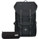 thumbnail image 1 of KAUKKO Mochila Escolar de Viaje para Universidad flexible con portátil para 15",22L(Lino/Negro) KAUKKO  EP5-2-BLACK(2PC), 1 of 5
