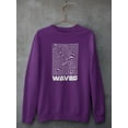 thumbnail image 3 of Optical Waves Techno Style Sweatshirt Men -Image by Shutterstock, Male XX-Large, 3 of 4