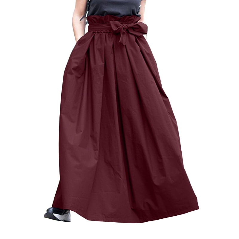 paperbag maxi skirt