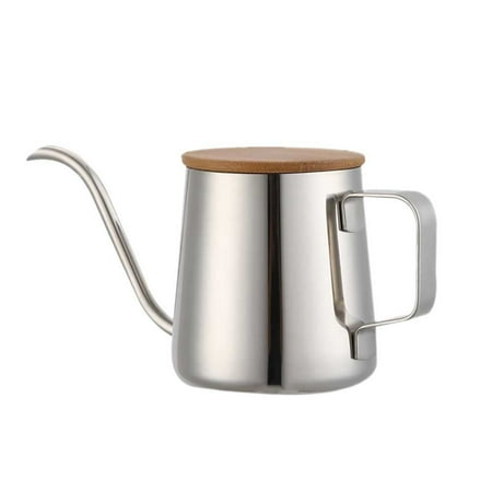 

2021new 350ML Stainless Steel Long Narrow Spout Coffee Pot Gooseneck Spout Kettle Coffee Tea Pot