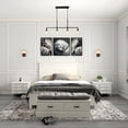 thumbnail image 6 of LNC 4-Lights Rustic Farmhouse Matte Black Linear Kitchen Island Lighting for Chandelier, 6 of 10