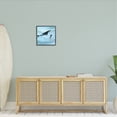 thumbnail image 2 of Stupell Underwater Scuba Diver & Whale Friends Landscape Painting Black Framed Art Print Wall Art, 2 of 7