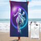 thumbnail image 1 of Toalla de playa Mewtwo, suave, de secado rápido, resistente a la arena, para natación, piscina, yoga, gimnasio, camping, toallas de baño ligeras, regalo para niños, niñas, niños y adultos, 27,5 x 55, 1 of 8