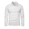 thumbnail image 5 of Vetsdori Mens Long Sleeve Shirts Winter Outdoor Pullover Button up Casual Sweatshirt Plain Collar Tshirts for Men, 5 of 9