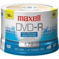 thumbnail image 2 of Maxell 638011 Superior Archival Life Construcción De Tinte Azoico Metálico Formato De Escritura Una Vez Dvd-R Eje De 4,7 Gb Paquete De 50 Discos, 2 of 2