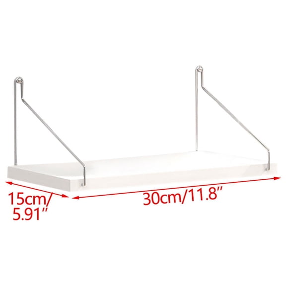 Qholemyo Floating Shelves Wall Mounted Modern White Floating Shelves For Wall Wall Shelves For Bedroom Nursery White Shelves Display Picture Shelf For Wall Decor Living Room Bathroom Kitchen