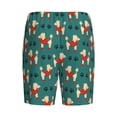 thumbnail image 4 of Yiaed Cartoon Poodle Dog for Men's Soft Sleep Pajama Short Lounging Pajama Shorts-Large, 4 of 8