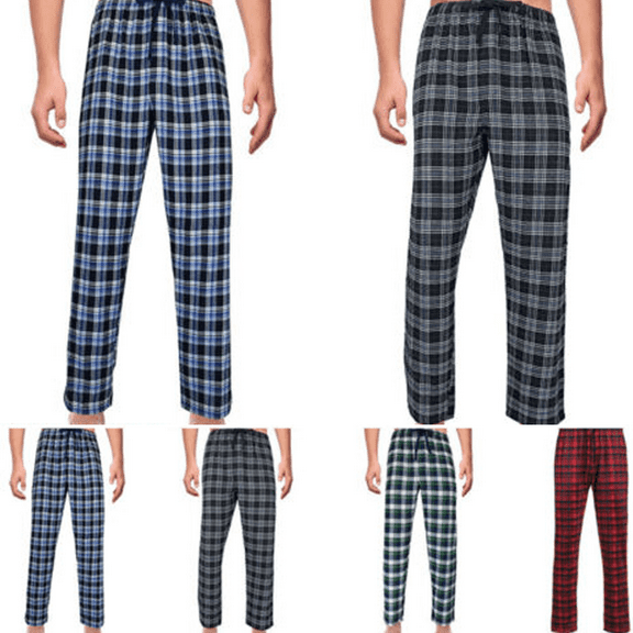 Bagilaanoe Men's Lounge Pants Pajamas Comfort Soft Cotton Printed Drawcord Trouser Bottoms