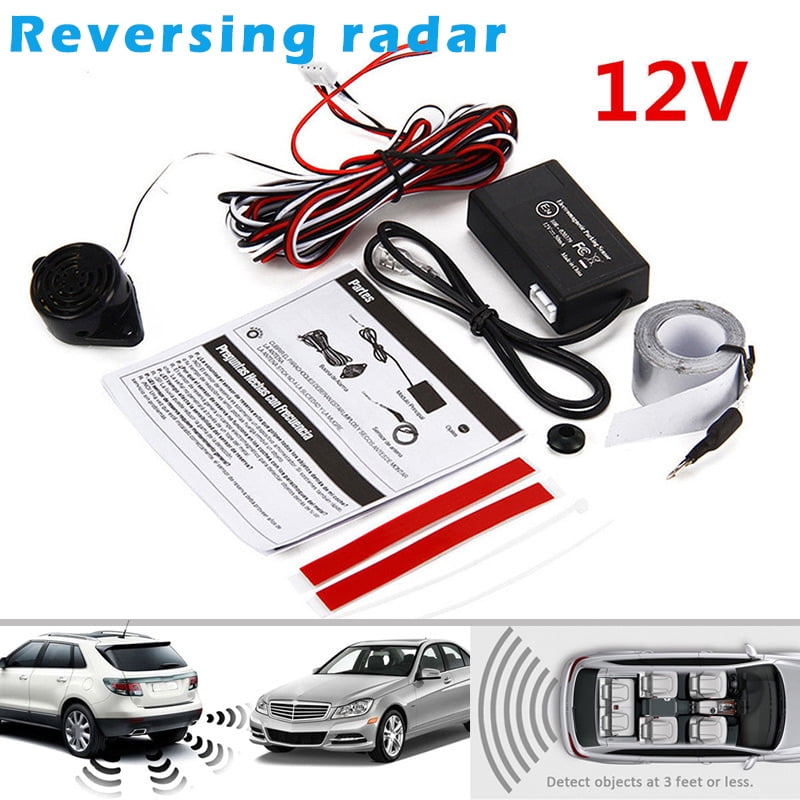alextreme Cool Electromagnetic Car Parking Sensor Reversing Backup Radar Sensor Kit Auto Parts Vehicle