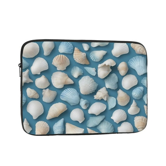Seashell Blue Laptop Sleeve Bag Compatible With MacBook Air / Pro iPad MateBook Tablet Surface HP Lenovo Dell ASUS Acer Laptop Computer Protective Size: 10 inch