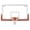 Forest Green, variant on FT234 Tempered Glass 42 X 72 in. Official Glass Backboard, Maroon
