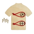 thumbnail image 2 of Tablero de actividades Montessori para niños y niñas: piezas para armar, juguete sensorial para el desarrollo. Ropa, 2 of 9