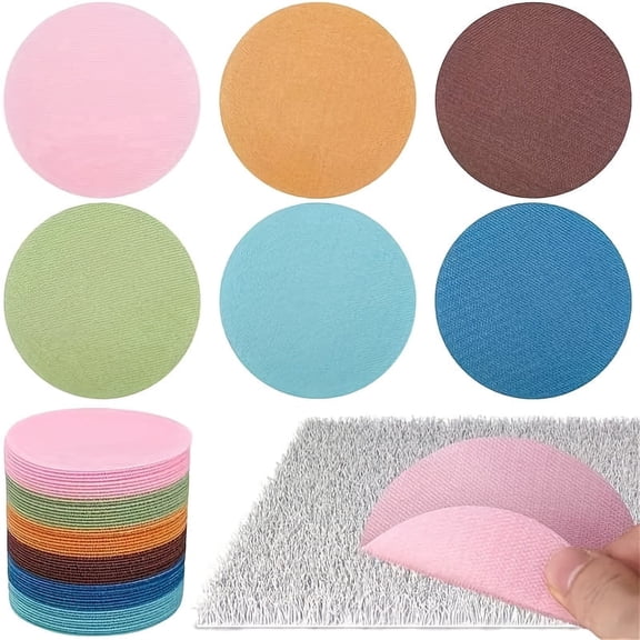 36pcs Carpet Spot Markers 4 Inch Circle Boho Floor Dots for Classrooms Games Activities, Free Handwriting