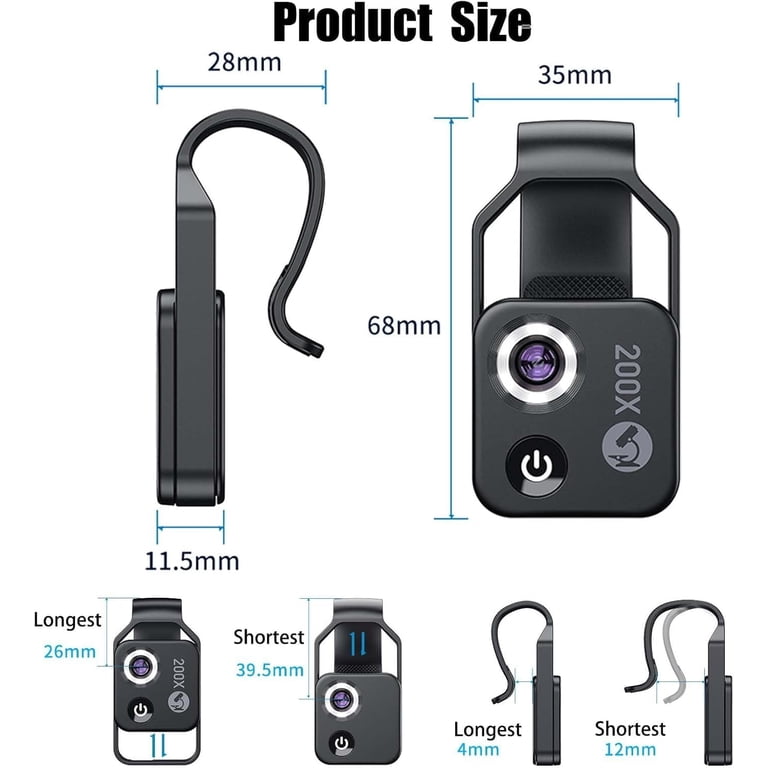 Nano Zoom 200x, Nanozoom 200x Magnification Zoom, Nanozoom