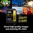 thumbnail image 2 of Lexar tarjeta de memoria SD 1800x 128gb con regalo, Class 10, U3, V60,  270MB/s, 2 of 8