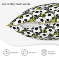 thumbnail image 5 of KLL Soccer and Football Decorative Throw Pillow Covers Velvet Soft for Couch Sofa Bedroom Living Room Outdoor - 18"x18", 5 of 8