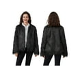 thumbnail image 2 of FOCUSNORM Women Faux Fur Coat Solid Color Open Front Long Sleeve Plus Size Jacket Warm Winter Outwear, 2 of 9