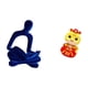thumbnail image 5 of Figura de pensador abstracto,Estatua de pensador abstracto,decoración para el hogar,Figura humana decorativa para oficina,coleccionable,Estatua de serpiente china,Estatua de serpiente para el, 5 of 8