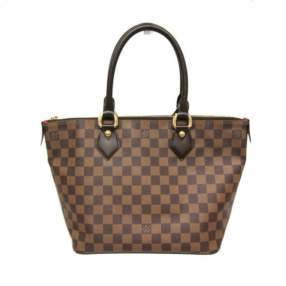 Pre-Owned Louis Vuitton Damier Saleya PM N51183 Women's Handbag Ebene (Good)
