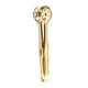 thumbnail image 3 of Pinza de cocina para filetes fritos, diseño hueco con forma de balón de fútbol, ​​pinza para pan. Dorado, 3 of 9