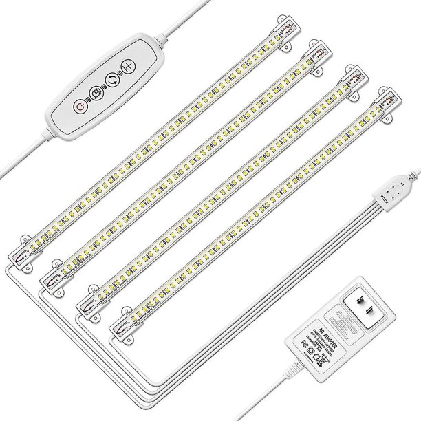 Barra de luz Led compatible con plantas de interior con temporizador de 3/6/12 horas Enchufe europeo