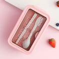thumbnail image 1 of Boovnll Bento Box, Children's Lunch Box Water Cup Set Sealed Leak-Proof Compartment Lunch Box Lunch, Bento Box Adult, Bento Box for Kids, Lunch Box Containers, 1 of 4