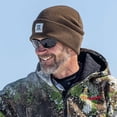 thumbnail image 2 of STRIKER ICE Adult Unisex Keystone Cuffed Hat, Color: Dark Brown (7220400), 2 of 2